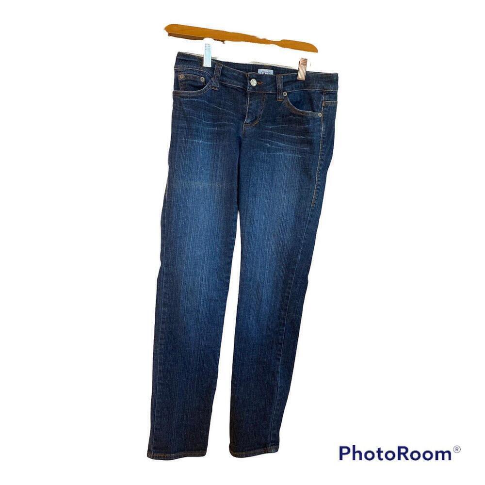 cache denim jeans with embellishment on the back. Sz. 4
